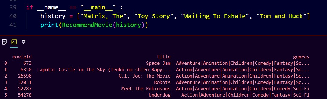 Movie-recommendation-system